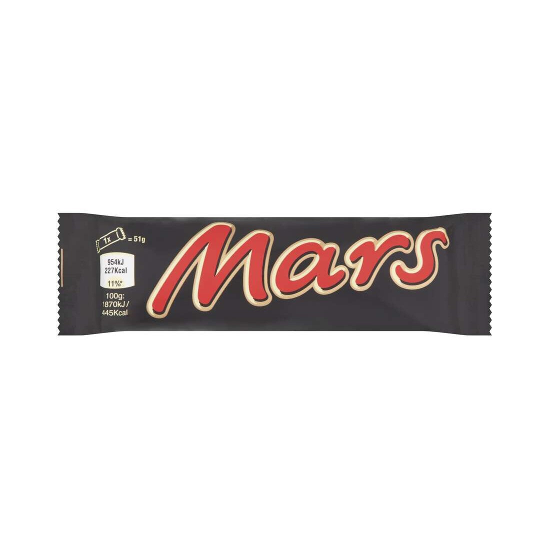 Baton de ciocolata cu lapte, caramel si nuga 51g Mars, 8 buc