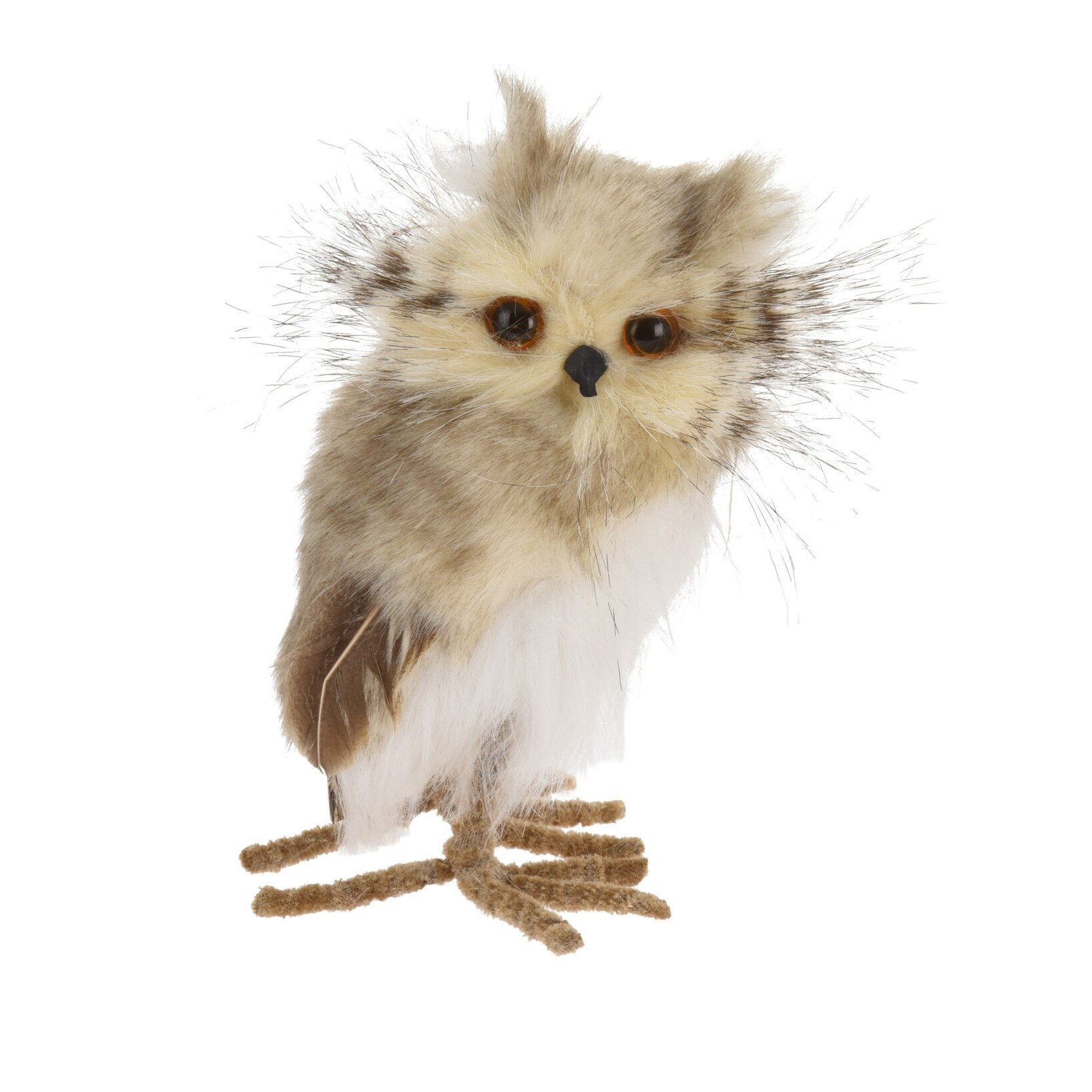 Bufnita textila, bej, 9x14 cm