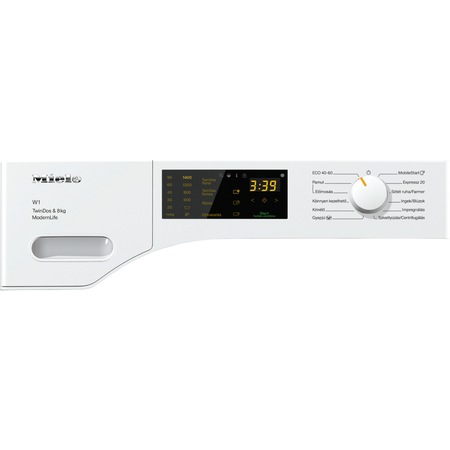 Masina de spalat rufe Miele WWD 660 WCS, 8 kg, 1400 rpm, Clasa A, WiFI, TwinDos, CapDosing, Pre-ironing, AddLoad, Alb