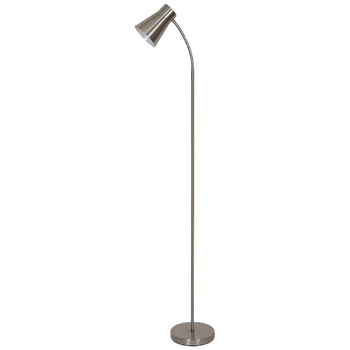 Lampadar argintiu flexibil, E27, IP 20 Lampadar argintiu flexibil, E27, IP 20