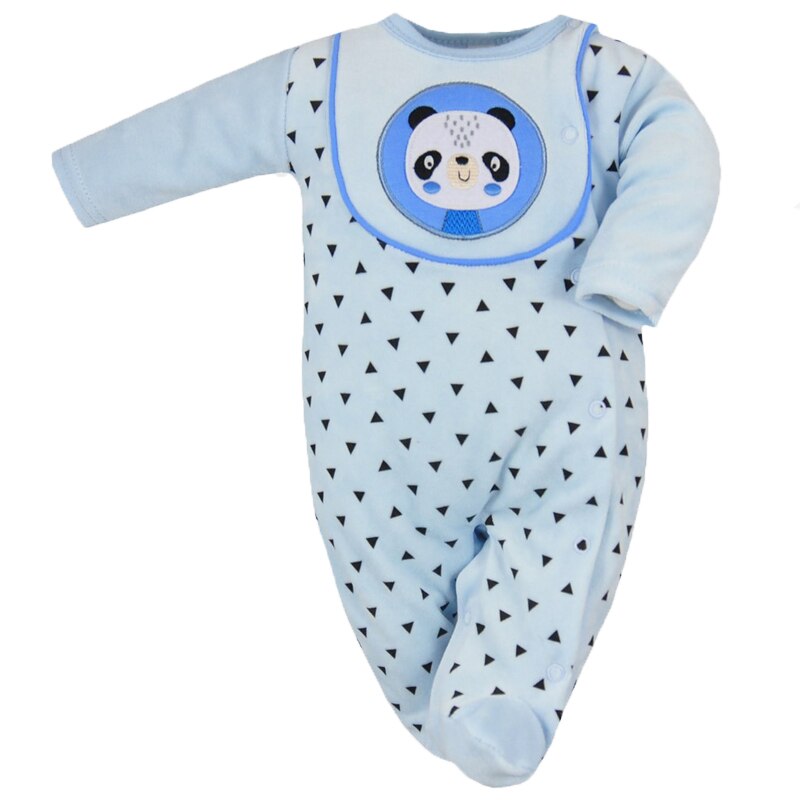 Salopeta cu maneca lunga pentru baieti Koala Portret 05-664A, Albastru 74 cm