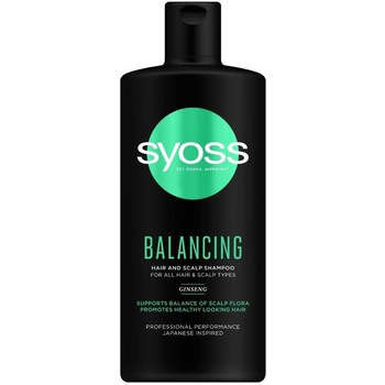 Sampon Syoss Balancing, pentru toate tipurile de par si scalp, 440 ml Sampon Syoss Balancing, pentru toate tipurile de par si scalp, 440 ml