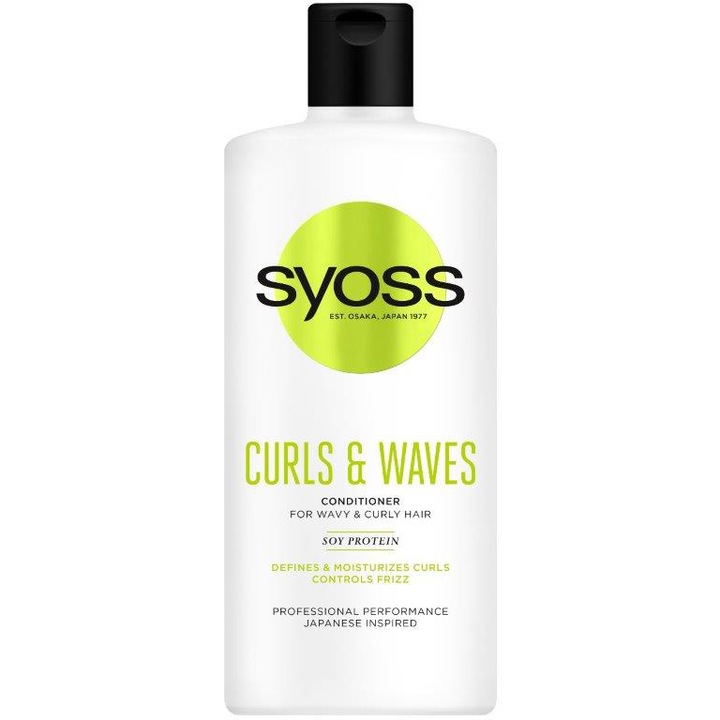 Балсам Syoss Curls&Waves, За къдрава коса, 440 мл