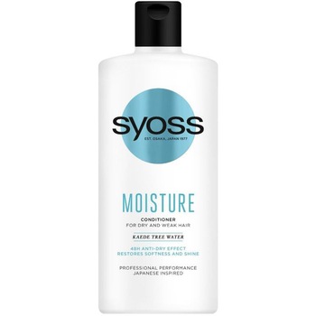 Balsam Syoss Moisture, pentru par uscat si lipsit de vitalitate, 440 ml Balsam Syoss Moisture, pentru par uscat si lipsit de vitalitate, 440 ml