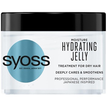 Tratament Syoss Moisture Jelly, cu dubla utilizare pentru ingrijire intensiva si un par neted, 200 ml Tratament Syoss Moisture Jelly, cu dubla utilizare pentru ingrijire intensiva si un par neted, 200 ml