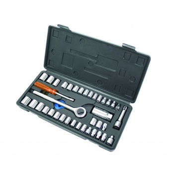 Set 40 chei tubulare Gadget cu prindere 1/4 si 3/8 4-17 mm Set 40 chei tubulare Gadget cu prindere 1/4 si 3/8 4-17 mm
