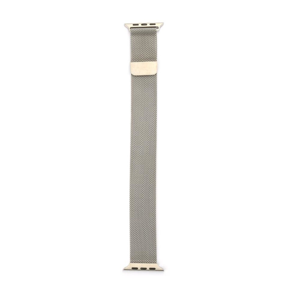 Curea din otel 4smarts Metal Milanese Loop, pentru Apple Watch 38mm si 40mm, gri