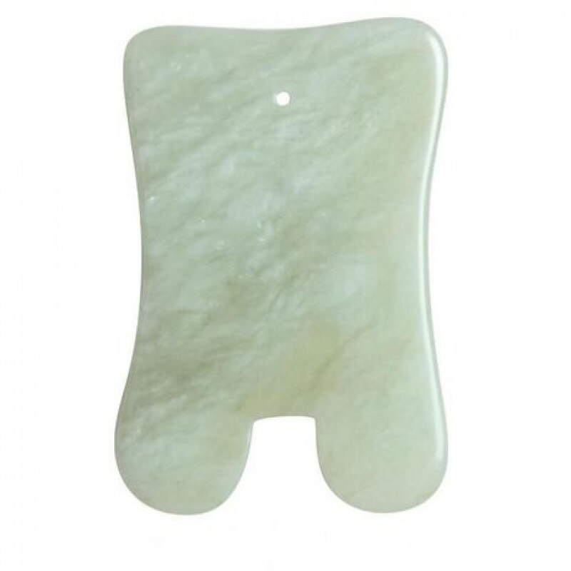 Piatra Gua Sha din Jad pentru masaj - 7,2cm