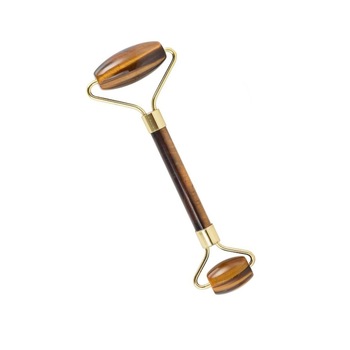 Rola dubla din ochi de tigru pentru masaj, 15 cm Rola dubla din ochi de tigru pentru masaj, 15 cm