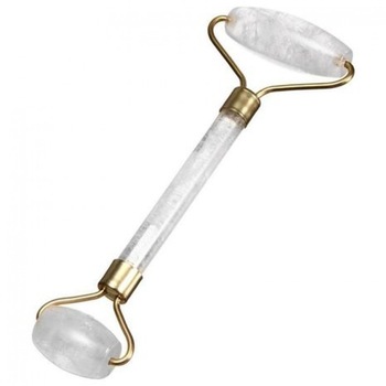 Rola dubla din cristal de stanca pentru masaj, 15 cm Rola dubla din cristal de stanca pentru masaj, 15 cm