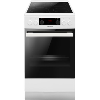 Aragaz electric Hansa FCCWS58363, plita vitroceramica, cuptor electric, 60 cm, Alb Aragaz electric Hansa FCCWS58363, plita vitroceramica, cuptor electric, 60 cm, Alb