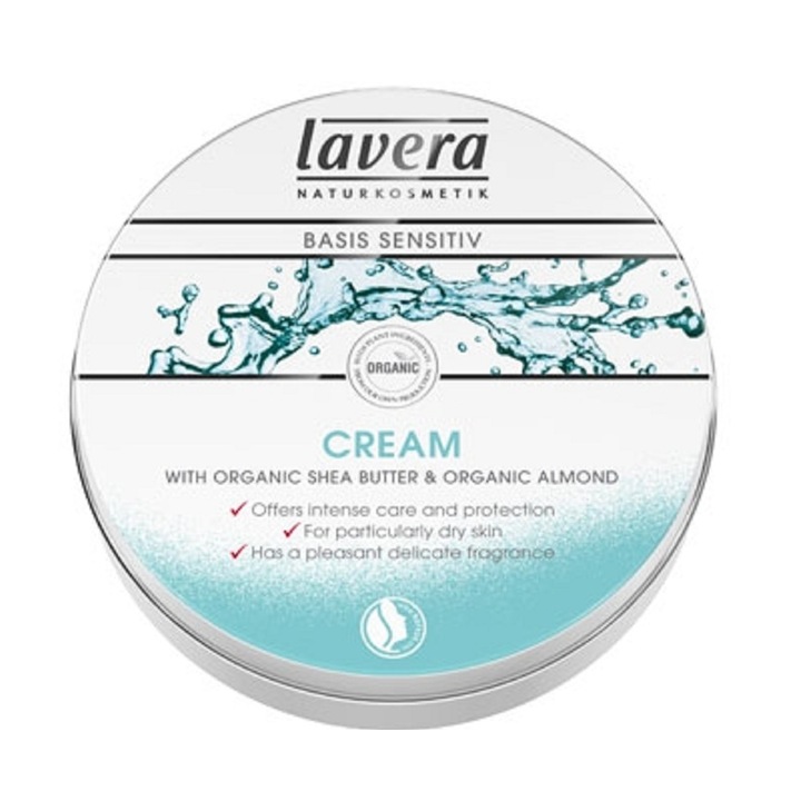 Crema de corp hidratanta multifunctionala cu unt de shea Basis Sensitiv 25ml Lavera