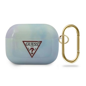 Husa cu holder pentru AirPods Pro Guess Tie & Dye Blue Husa cu holder pentru AirPods Pro Guess Tie & Dye Blue