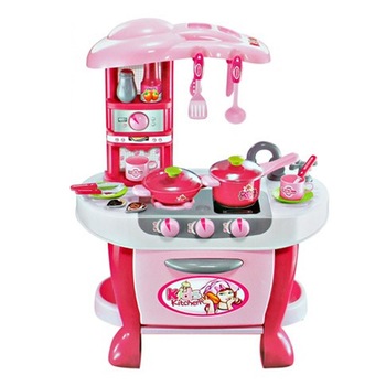 Bucatarie Completa Jumbo cu sunete si lumini cu accesorii, 008-801 - Krista® Bucatarie Completa Jumbo cu sunete si lumini cu accesorii, 008-801 - Krista®