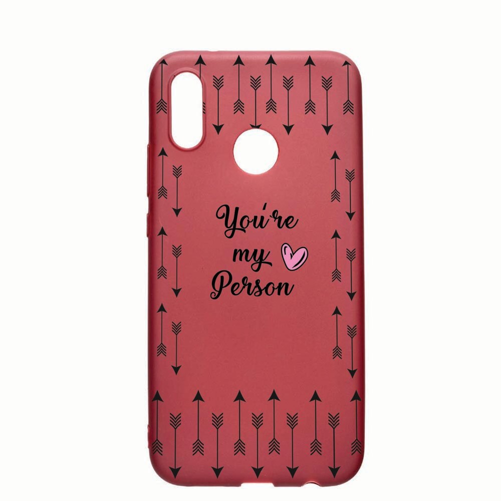 Husa Huawei P20 Lite, My Person, rezistenta la uzura, anti-alunecare, din silicon Premium, Pomegranate 3