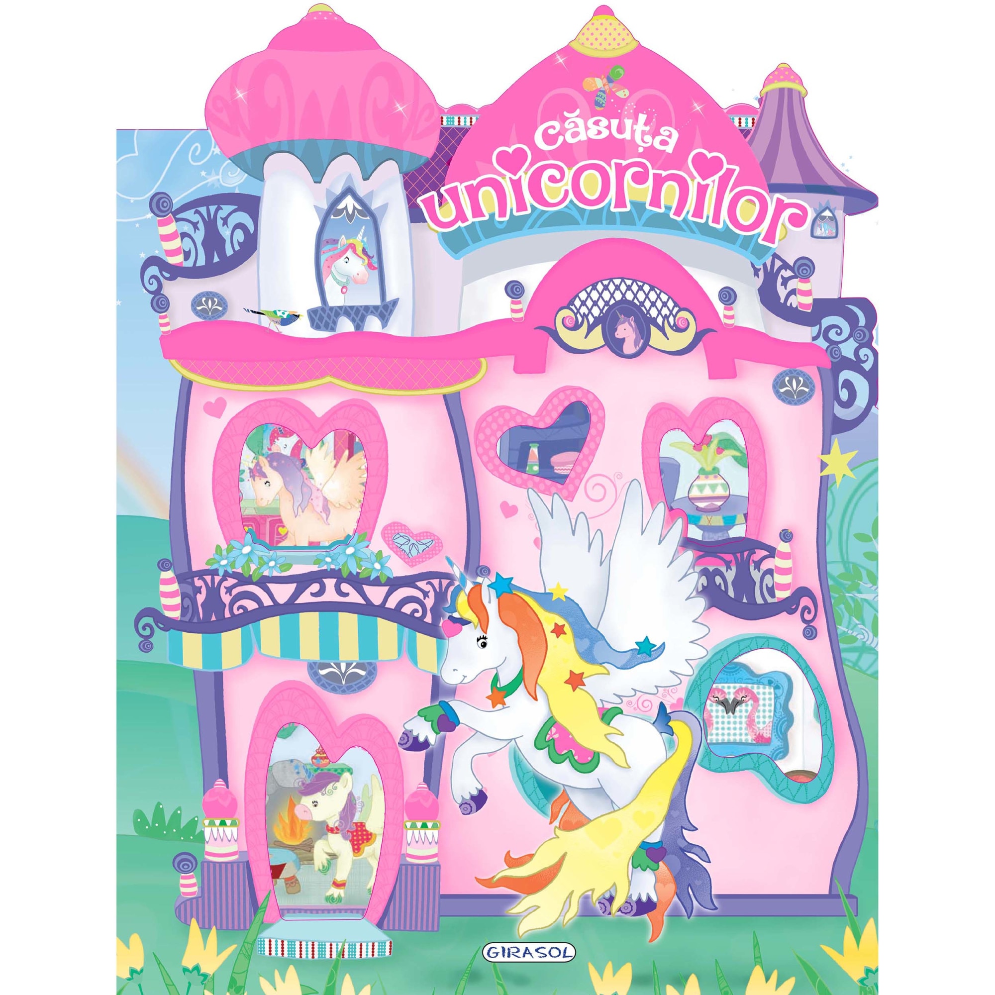 Casuta unicornilor (roz)