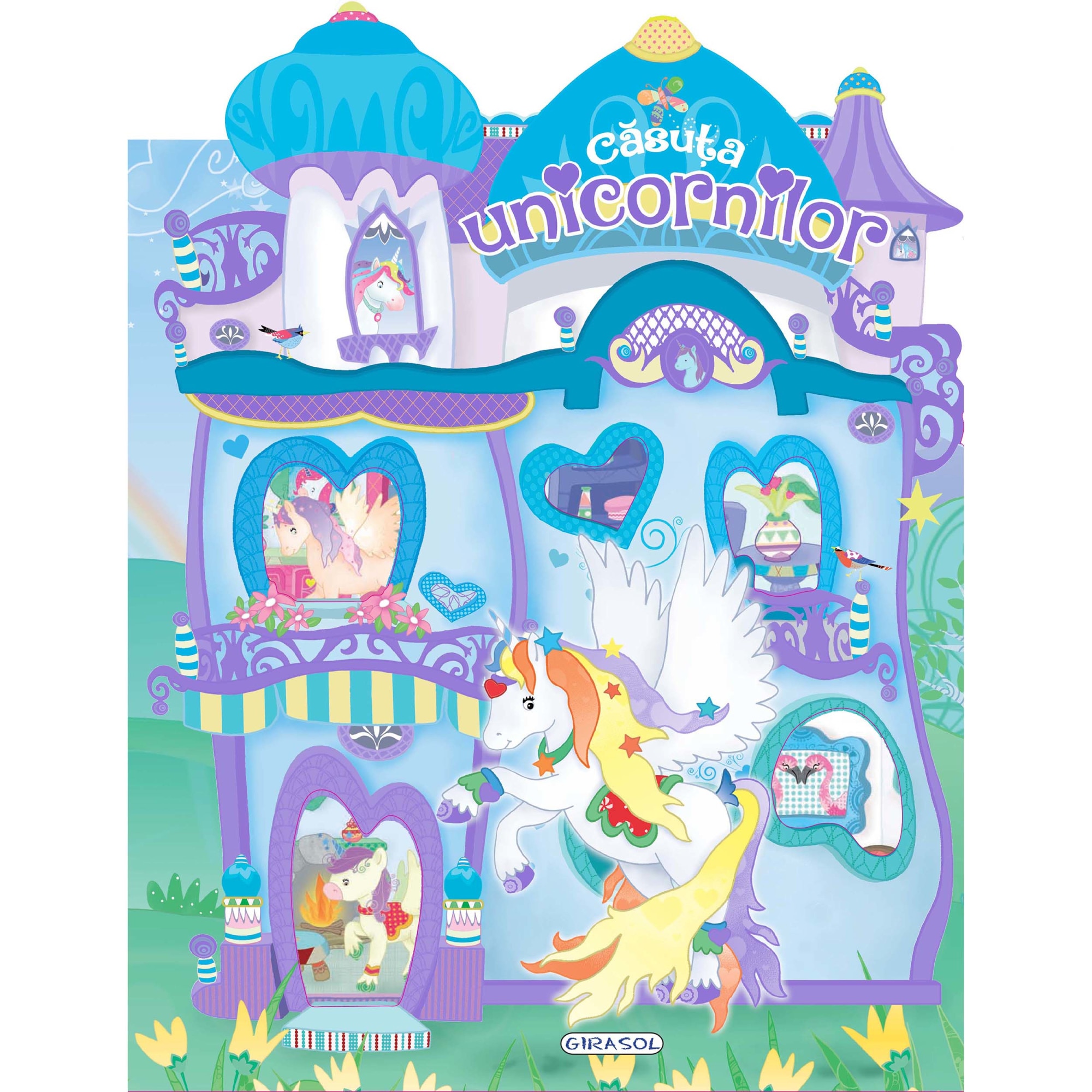 Casuta unicornilor (mov)