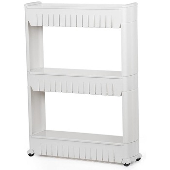 Organizator pentru baie cu design slim si 3 polite, 72 cm x 54 cm Organizator pentru baie cu design slim si 3 polite, 72 cm x 54 cm