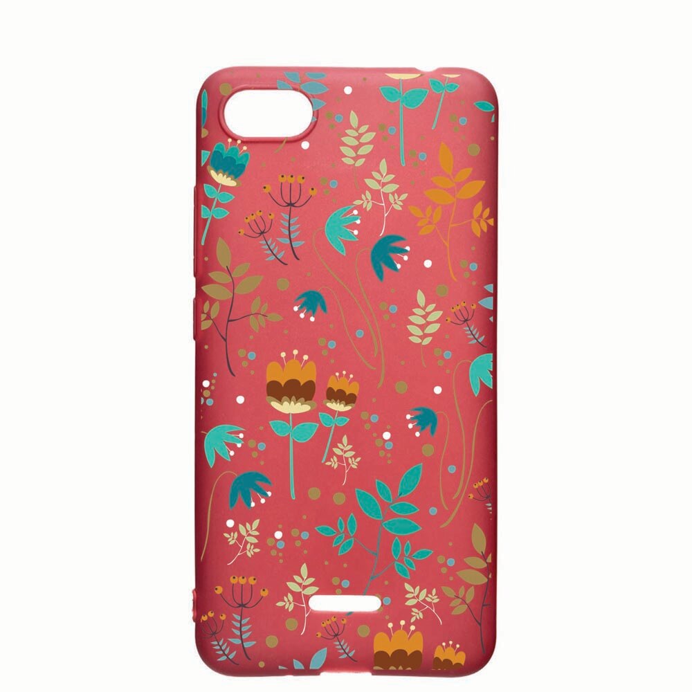 Husa Apple iPhone 6S / 6, Spring, rezistenta la uzura, anti-alunecare, din silicon Premium, Pomegranate 28