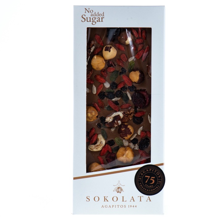 Ciocolata neagra si Mix Nuci FZ 100g