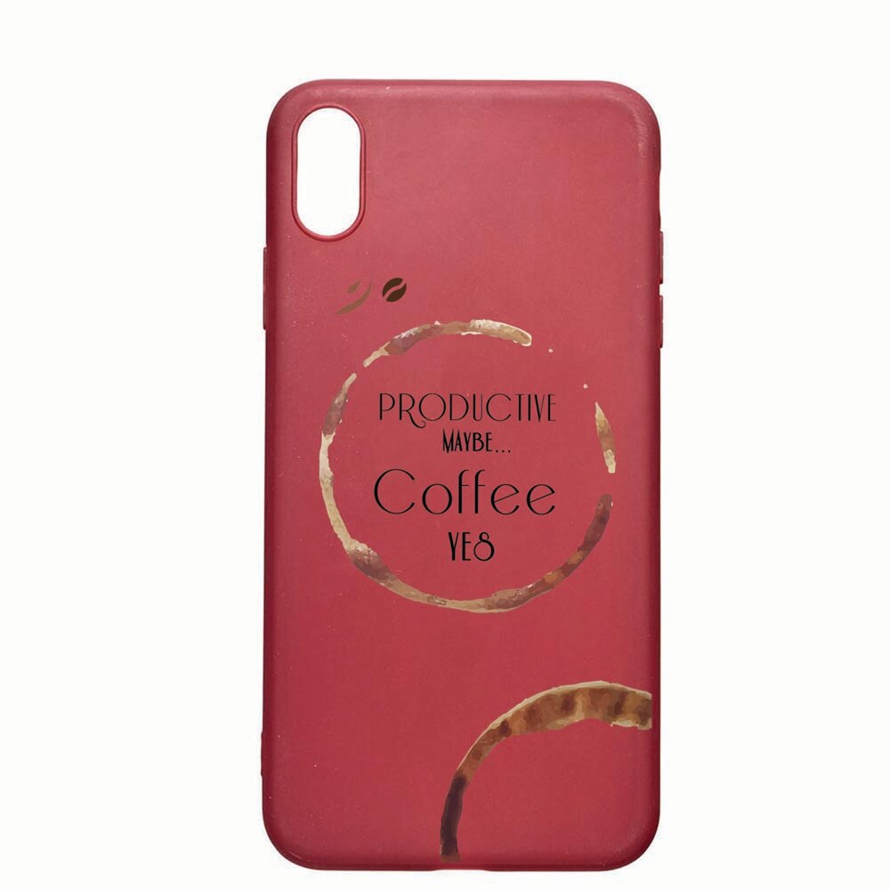 Husa Samsung Galaxy A10, Coffee, rezistenta la uzura, anti-alunecare, din silicon Premium, Pomegranate 33