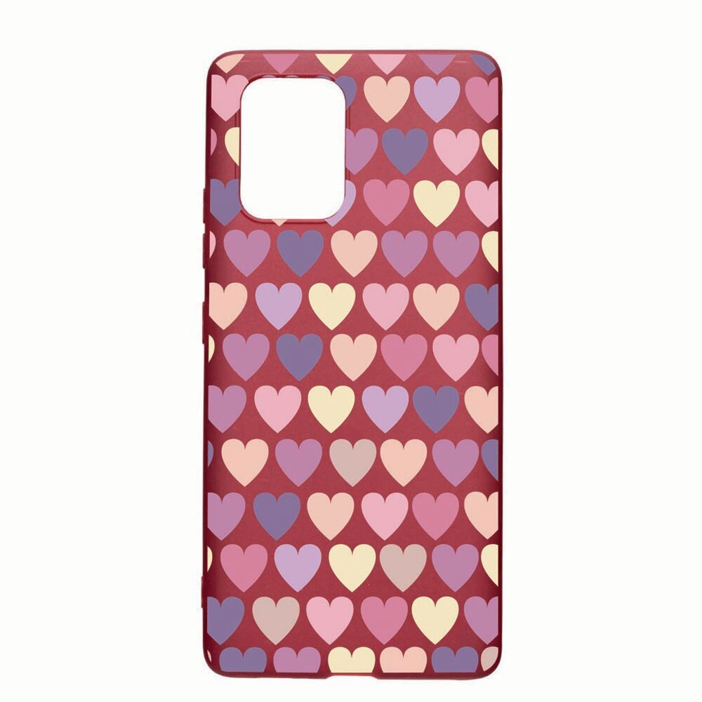 Husa Apple iPhone 11, Hearth, rezistenta la uzura, anti-alunecare, din silicon Premium, Pomegranate 34