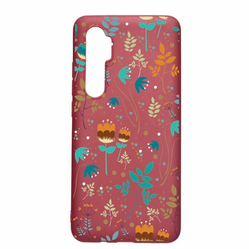 Husa Xiaomi Mi Note 10 Lite, Spring, rezistenta la uzura, anti-alunecare, din silicon Premium, Pomegranate 28