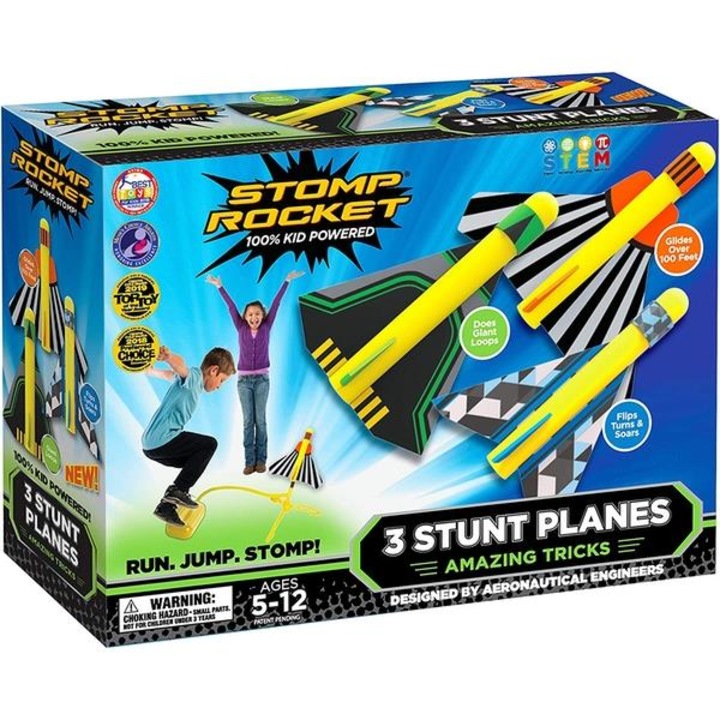Set 3 avioane Stomp Rocket Stunt