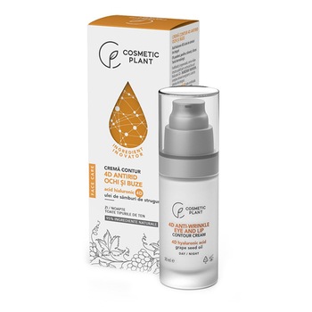 Crema antirid contur ochi si buze 4D Face Care Cosmetic Plant 30 ml Crema antirid contur ochi si buze 4D Face Care Cosmetic Plant 30 ml