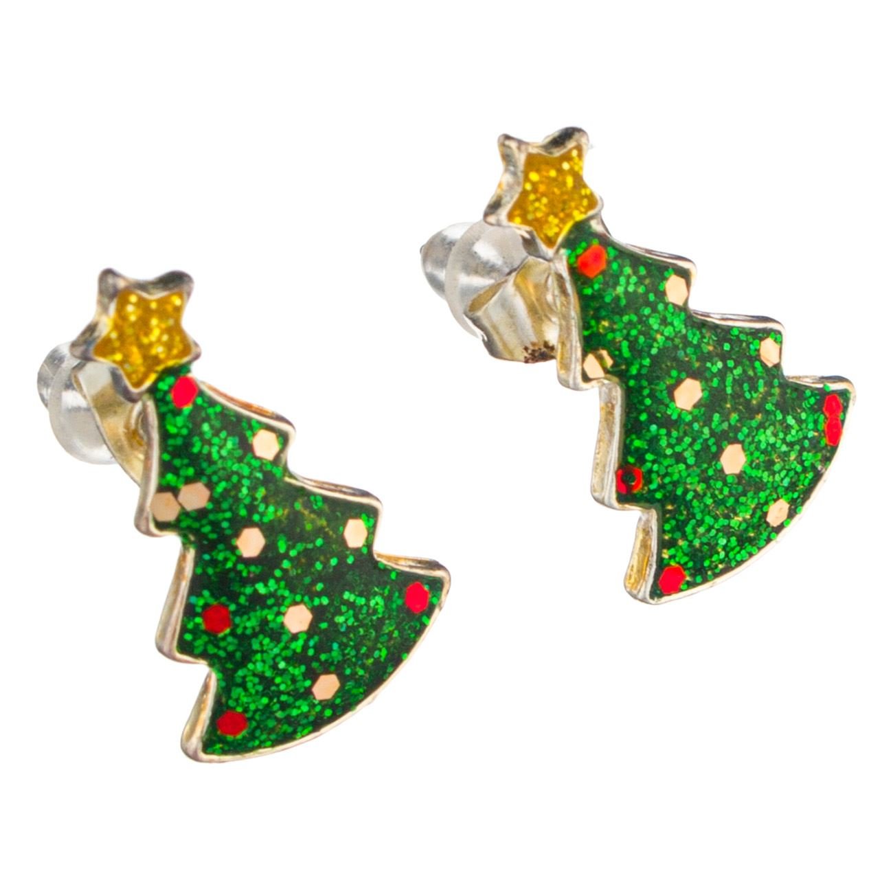 Set 2 cercei in forma de brazi de Craciun, Lioness, 2 cm