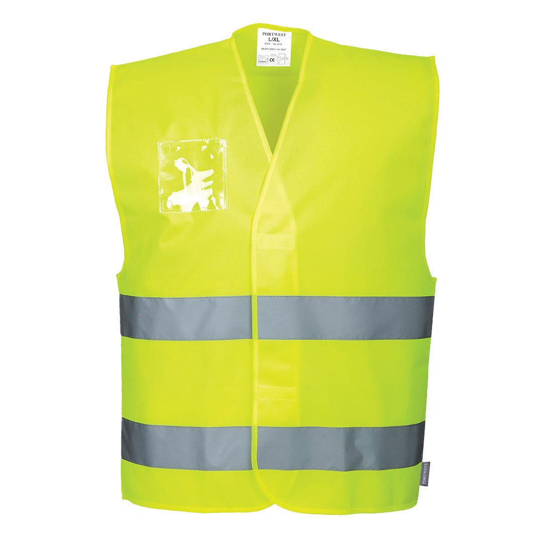 Vesta Hi Vis - Port acte dual C475YERS/M, culoarea Galben, marimea M