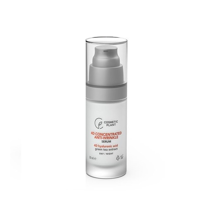 Ser antirid concentrat cu acid hialuronic 4D FaceCare, Cosmetic Plant, 30 ml