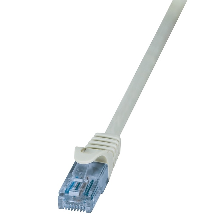 LOGILINK - Patch Cable Cat.6A 10GE Home U/UTP EconLine grey 0,25m
