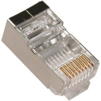 Set de conectori modulari ecranati , Gembird , LAN RJ45 (8P8C) 30U'' , 100 bucati Set de conectori modulari ecranati , Gembird , LAN RJ45 (8P8C) 30U'' , 100 bucati