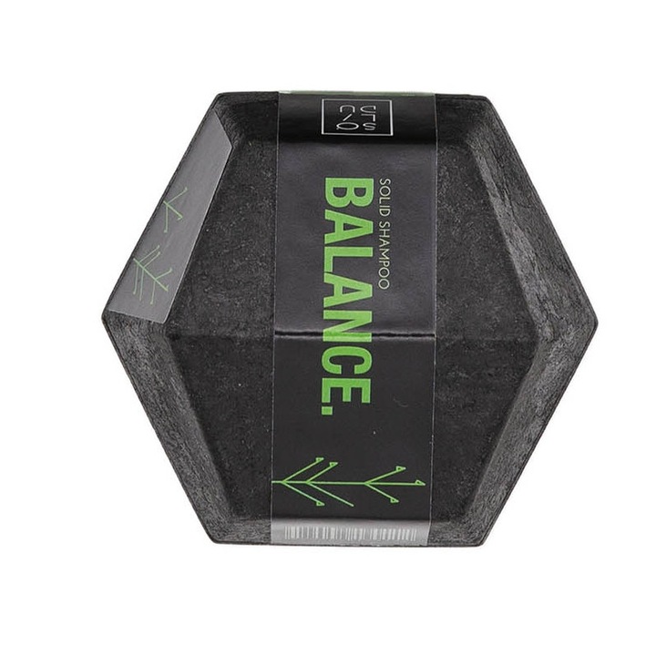 Sampon solid pentru par gras de SOLIDU, 55g