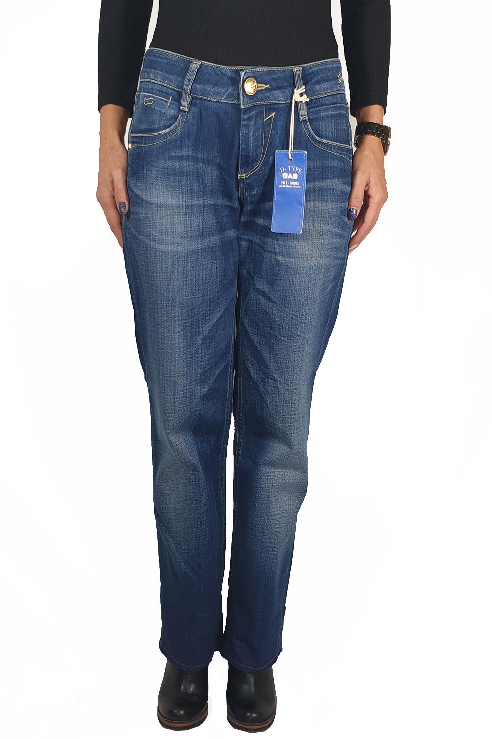 Blugi Gas, Albastru inchis