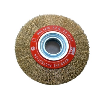 Perie sarma disc, OSBORN, Ø 150, otel alamit ondulat 0.30 mm, polizor banc Perie sarma disc, OSBORN, Ø 150, otel alamit ondulat 0.30 mm, polizor banc