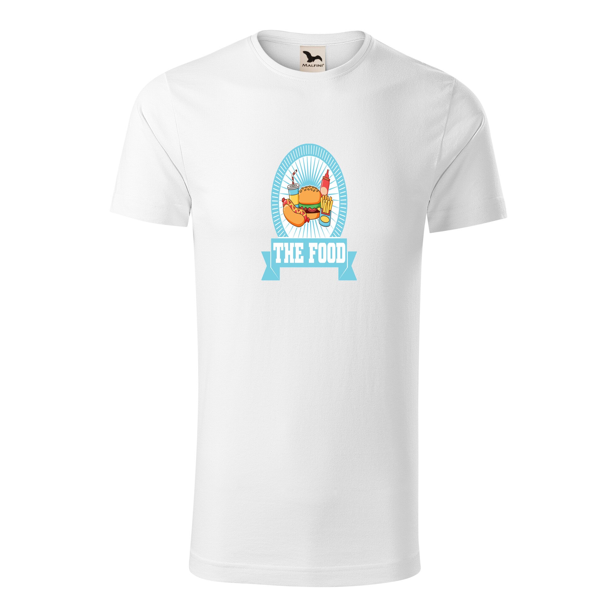 Tricou barbati clasic, Malfini, The Food, Alb, 2XL