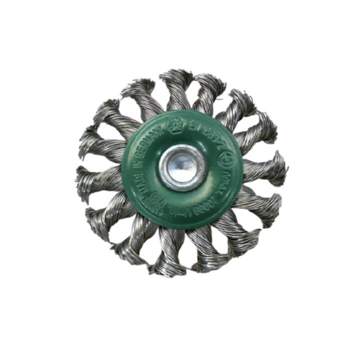 Perie sarma disc, OSBORN, Ø 75, otel inoxidabil 0.50 mm, tija 6 mm, bormasina