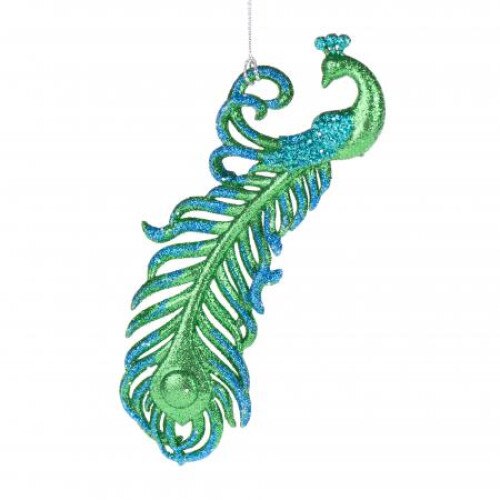 Paun, decor brad, WL79, Turcuaz