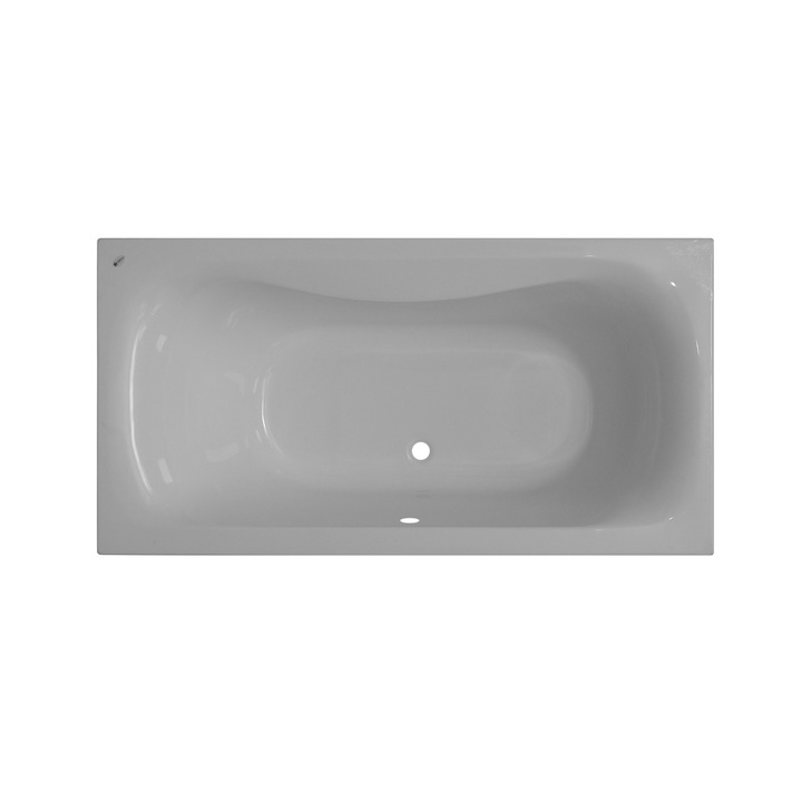 Cada baie dreptunghiulara, Belform Emotion, acril, 180 x 90 x 62cm