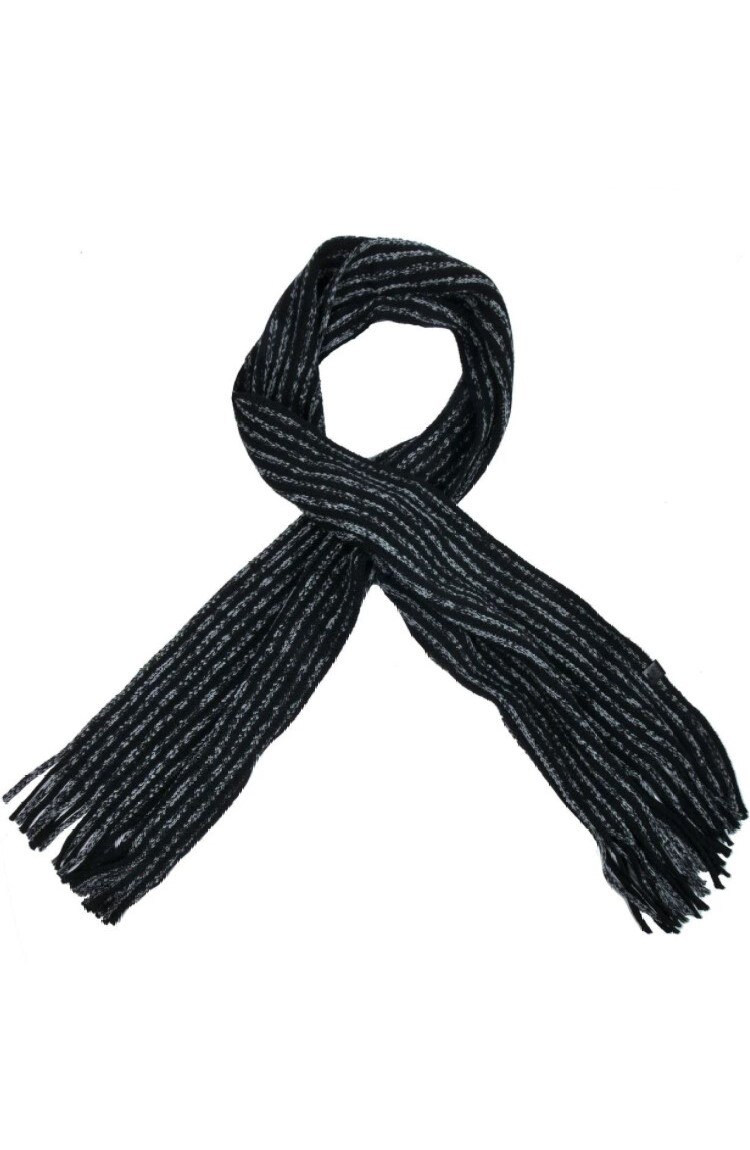 Fular barbatesc, Zola®, negru si gri, marime universala