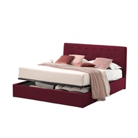 pat tapitat rabatabil cu lada depozitare pentru saltea 140x200cmabra promo bordo piele ecologica imagen 35_0_
0