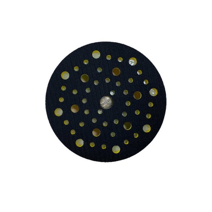 Taler suport velcro 150 mm MULTIHOLE 53 gauri, medium, prindere 5/16-24 , pentru abrazive de slefuit cu arici (scai)
