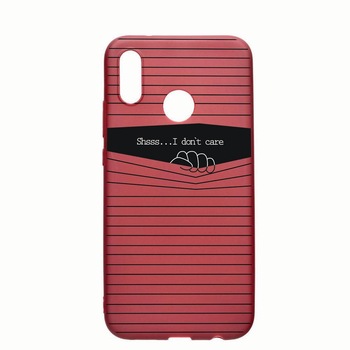 Husa Huawei P20 Lite, I Dont Care, rezistenta la uzura, anti-alunecare, din silicon Premium, Pomegranate 36 Husa Huawei P20 Lite, I Dont Care, rezistenta la uzura, anti-alunecare, din silicon Premium, Pomegranate 36