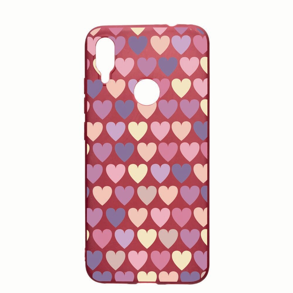 Husa Xiaomi Redmi Note 7, Hearth, rezistenta la uzura, anti-alunecare, din silicon Premium, Pomegranate 34