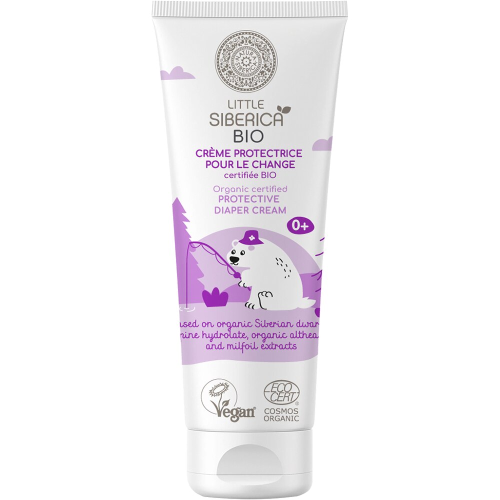 Crema Natura Siberica Little Siberica pentru scutec protectoare Copii 75 ml
