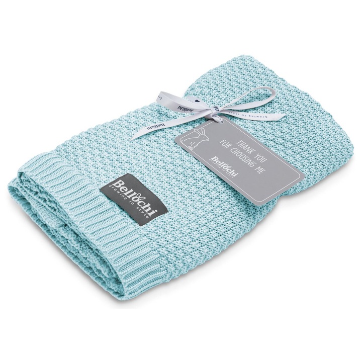 Одеало за бебета Bellochi Freshwind, От бамбук, 80 x100 см, Мента