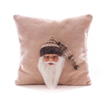 Perna decorativa cu Mos Craciun, 30x30 cm, MAGIC HOME Perna decorativa cu Mos Craciun, 30x30 cm, MAGIC HOME