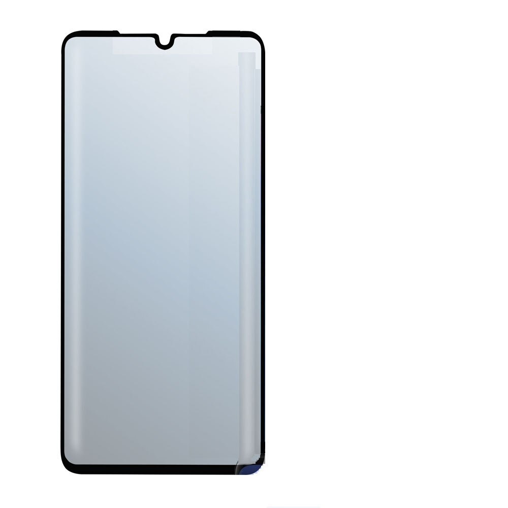 Folie de protectie din sticla 4smarts Colour Frame, pentru Huawei P30, negru-transparent